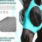 Harrison Howard Horse Fly Mask with Forelock Opening Stretch Breathable and Comfortable for Horses UV -Protection Turquoise Green L