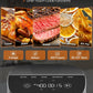 Nuwave Brio Plus Air Fryer 8 Qt, New & Improved, PFAS-FREE, 7 Digital One-Touch Cook Functions that AIR FRY, BAKE, ROAST, DEHYDRATE, TOAST, REHEAT, PREHEAT, 150 Presets, 50°F~400°F (Cool Gray)