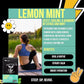 Revival Tea Company Lemont Mint Tea - Herbal Tea Blend of Peppermint, Spearmint and Lemon - Caffeine Free - Loose Leaf 3 Ounces