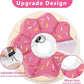 Soft Adjustable Cat Cone Collar, Comfortable Recovery Collar for Cats After Surgery (Pink, Small)