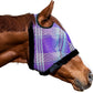 Kensington UV Fly Mask with Fleece Trim - Protective Mask with Dual Ear Opening & Forelock Freedom - Medium, Lavender Mint