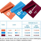 Resistance Bands,Professional Long Non-Latex Elastic Stretch Bands,Exercise Bands for Physical Therapy, Yoga, Pilates, Rehab, at-Home or The Gym Workouts, Strength Training