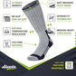 Alvada Merino Wool Hiking Socks Thermal Warm Crew Winter Boot Sock For Men & Women 3 Pairs
