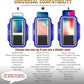 TRIBE Water Resistant Cell Phone Armband Case Running Holder for iPhone Pro Max Plus Mini SE (13/12/11/X/XS/XR/8/7/6/5) Galaxy S Ultra Plus Edge Note (21/20/10/9/8/7/6/5) Adjustable Strap & Key Pocket