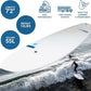 TAHE 7'2" Comet Tough-Tec Surfboard – Durable, Lightweight & Easy to Progress On | Stable, Forgiving Ride for Beginner to Intermediate Surfers | Made in France for Long-Lasting Performance