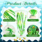 10 Pcs Large Aquarium Artificial Plants Decorations, Tall Plastic Fish Tank Plant Decorations for Household and Office Aquarium (Green)