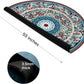 Knsbk Large Round Yoga Mat 4.6'X3.5mm for Exercise Premium Extra Thick, Ultra Comfortable, Non Slip, Meditation Mat