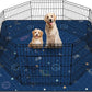 LOOBANI Washable Pee Pads for Dogs: Extra Large Dog Pee Mat Waterproof 72" x 72", Reusable Pet Whelping Pads, Absorbent and Non-Slip Dog Training Mats for Playpen, Floor, Sofa Protection, Cage, Blue