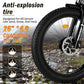 Electric Bike for Adults, 5000W Peak Dual Motor Ebike, 60V 26AH Long Range Dirtbike, 26" Fat Tires for All Terrain Electric-Bicycle, 45MPH-Hunting-Ebike for Off-Road Snow Sand
