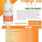 Premium Cold Pressed Orange Oil Concentrate- 16 oz (with D-Limonene), Concentrated Cold Pressed Orange Oil Cleaner - All-Purpose Citrus Cleaner and Degreaser Blend