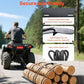 VEVOR Yard Drag Sled, 90 x 46 in, 1500lbs Heavy Duty Utility Sled, HDPE Drag Glider with Ropes & Pull Cables, Hand & Vehicle Use Game Hauler for Firewood Ice Fishing,Compatible with ATVs UTVs Tractors