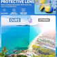 Swim Goggles, Frameless Wide View Swimming Goggles, Anti-Fog Anti-UV No Leaking Pool Goggles for Men Women Adult