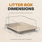 Disposable Litter Boxes for Kittens - Multi-Value (15 Pack), Kitten, Rabbit, and Senior Cat, Shallow, Small, Sanitary Must-Have 16.5 x 12.5 x 2 in.
