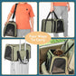Petsfit Top Load Expandable Dog Carrier for Small Dog, Medium Cat, Or 2 Small Cats with Comfy Pad, Escape Proof, Easy Storage, Washable, Fit for Vet Visit and Outdoor, 19"X12" X12", Green