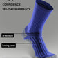 Elite Cushioned Compression Mid-crew Socks 4-Pack for Youth Women Men