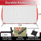 7x7/16x10/20x10ft Ball Backstop Net,Fix Ball Stop Net by 4 Spike&2 Sandbag,Sports Net Barrier with Handbag,Lacrosse Net Backstop for Softball,Basketball,Hockey Train,Baseball Net Barrier for Backyard