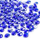 1 LB Blue Glass Marbles, Mini Flat Glass Beads~150 PCS for Vase Fillers, Floral Bottom Mancala Gems Pebbles Fish Tank Rocks for Table Aquarium,Home Decor Art Craft Supplies(0.5"~0.7")