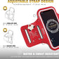 TRIBE Water Resistant Cell Phone Armband Case Running Holder for iPhone Pro Max Plus Mini SE (13/12/11/X/XS/XR/8/7/6/5) Galaxy S Ultra Plus Edge Note (21/20/10/9/8/7/6/5) Adjustable Strap & Key Pocket