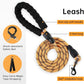 IVY&LANE No Pull Dog Harness for Small Dogs, Vest Harness with Leash, Safety Belt and Storage Strap, Fully Adjustable, 360° Reflective Strip, Soft Handle (Orange, S)