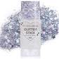 Silver Face Hair Glitter Stick, Chunky Sequins Body Glitter Rave Music Festival Outfits for Kids and Women,Waterproof Shimmer Accessories for Parties & Events