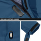 TACVASEN Winter Jacket Men's Water-Resistant Fleece Jacket Snow Ski Jacket Military Tactical Jacket Coat Parka Hood Raincoat