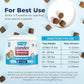 Vetnique Glandex Anal Gland Soft Chew Treats with Pumpkin for Dogs Digestive Enzymes, Probiotics Fiber Supplement for Dogs Boot The Scoot (Advanced Strength Duck/Bacon Chews (Vegetarian), 60 Ct)
