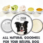 The Blissful Dog Border Collie Nose Butter for Dry, Cracked Skin, Lick-Safe Dog Nose Balm with Moisturizing Shea Butter, Almond, Olive, and Essential Oils, Pet Supplies, Uncented, 4 oz.