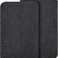 OLANLY Dog Door Mat Set 2-Piece 36x24, Absorbs Moisture and Dirt, Absorbent Non-Slip Washable Doormat, Quick Dry Chenille Mud Mat for Dogs, Entry Indoor Entryway Carpet for Inside Floor, Dark Grey