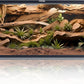 120 Gallon Bearded Dragon Tank,48" x 24" x 24" Reptile Tank with Sliding Door Top Screen Ventilation, Front Opening Reptile Enclosure for Easy Maintenance