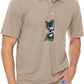 MAGCOMSEN Men's Polo Shirts 3 Buttons Casual Work T Shirts Quick Dry Short Sleeve Golf Shirt Pique Jersey Outdoor Performance