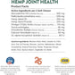 NaturVet Hemp Joint Health, Joint Care Support Supplement for Dogs, Soft Chews, 60ct Made in The USA