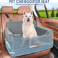 Dog Car Seat for Medium/Large Dogs, Dog Booster Seat for Pet Under 50lbs or 2 Small, Detachable and Washable Pet Car Seat,Multi-Functional Pet Travel Bed for Backseat(Grey)