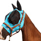 Horse Fly Mask Super Comfort Horse Fly Mask Elasticity Fly Mask with Ears We Only Make Products That Horses Like… (Sky Blue, M)