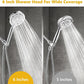 Filtered Shower Head with Handheld, Huge 6-Inch High Pressure Detachable Showerhead with Filters, Premium Chrome Water Softener Shower Head for Hard Water, Built-in Power Wash to Clean Tub and Pets