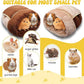 Wenqik 2 Pcs Guinea Pig Bed Cuddle Warm Hideout Small Animal Sack Cozy House Bedding Sleeping Cushion Portable Pet Carrier Cage Nest for Rabbit Hamster Rat(Dark Brown, Light Coffee,Plain)