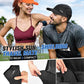 GXCROR Sports Sun Visor Hat Men Women, Lightweight Breathable Quick Dry Sports Sun Hat for Running Golf Tennis