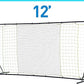 Franklin Sports Soccer Rebounder - Tournament Steel Rebounding Net - Perfect for Backyard Practice and Training - 12' x 6' & 6' x 4'