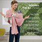Baby Wrap Ring Sling 7-35 lbs, Baby Sling Carrier for Newborn, Toddler, Infant Holder, Lightweight Baby Carrier Wraps, Pink