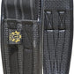 T TEKE Contoured Chafeless Girth for Horses, Airflow Waffle PVC Foam Construction with Double Side Heavy Duty Cotton Elastic and Stainless Steel Buckles (38"-56")