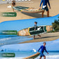 11'6×35" Super Wide Inflatable Stand Up Paddle Board, Ultra Stable SUP Board for Adults, 450lb Capacity with Shoulder Strap, 100L Backpack, Removable US Fin, Floating Paddle, Safety Leash