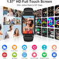 Smart Watch (Answer/Make Call), 2025 New Fitness Tracker for Men Women 1.57” HD Fitness Watch, Heart Rate/Sleep Monitor/Pedometer/Calories, 113+ Sports IP68 Waterproof Activity Tracker for Android iOS