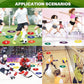 9 Inch Poly Spots, 10/24 PCS Anti-Slip Spot Markers Floor Spots, Waterproof Flat Filed Cones Poly Dots for Agility Drills, Basketball, Football Training, Sport Activities and Exercise