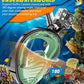 QingSong Full Face Snorkel Mask for Adults, Snorkeling Gear with Camera Mount, 180 Degree Panoramic View Snorkel Set Anti-Fog Anti-Leak