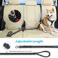 IOKHEIRA 6Ft /4Ft Dog Leash Rope for Large Dogs, Heavy Duty with Comfortable Padded Handle and Highly Reflective Threads,4-in-1 Multifunctional Dog Leashes with Car Seat Belt for Training (Black)