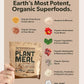 Plant Meal Replacement Shake - Chocolate - 25g of Plant Based Vegan Protein Powder, 76+ Organic Superfoods, Vitamins & Minerals, Mushrooms, Super Greens, Digestive Enzymes & Probiotics - 1 Serving
