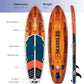 10’6’’ Portable Inflatable Stand Up Paddle Board (SUP) for Adults and Youth with Non-Slip Deck – Complete Accessories Kit, Perfect for Fishing, Yoga, Fitness & Family Fun