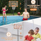 Aimking Basketball Hoop Outdoor 3.3-10FT 5s-Rapid-Adjustable, 40/44 inch Shatterproof Backboard & Enlarged Base, Portable Basketball Hoop & Goal for Kids/Adults/Families in Poolside/Backyard/Indoor