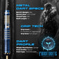 IgnatGames Premium Steel Tip Darts – 3/6/12 Pack Brass Barrels with Aluminum Shafts, 16 GlideXPro Flight Set, Tool Kit & Giftable Case