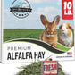 10lb Freshly Dried Organic Alfalfa Hay for Guinea Pigs, Rabbits, Chinchillas, Goats, Hamsters & Ferrets, Small Animal Food Rich in Protein & Fiber, Hand-Selected, Hand sorted, USA Grown
