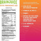 BrainJuice Active Focus & Energy Drink Shots, Supports Endurance, Recovery & Clarity, Non-GMO, Gluten Free, Nootropics, Alpha GPC, B Vitamins & Organic Green Tea, Pomegranate Acai, 2.5 fl oz, 12 Pack